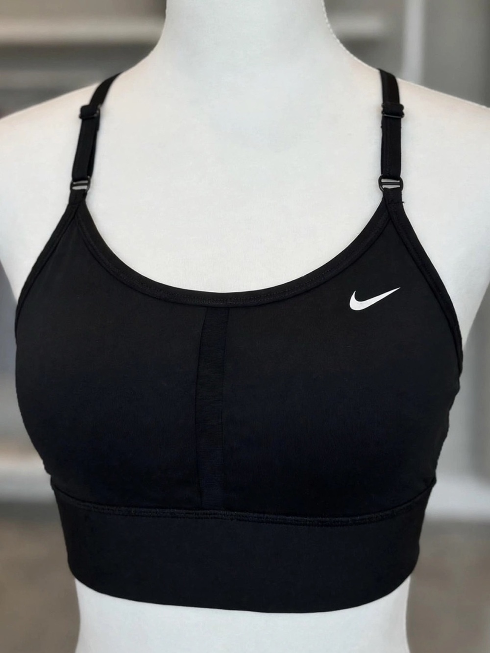 Nike Dri-FIT Indy Light-Support Padded Sports Bra Black Size Medium M